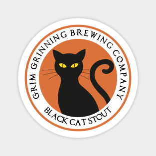 Black Cat Stout Grim Grinning Brewing Company Sticker